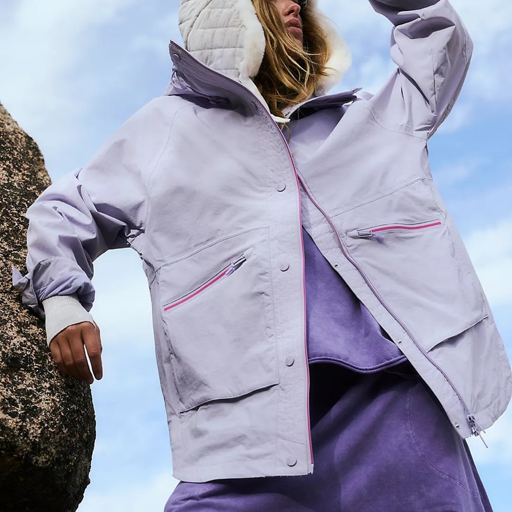 Free People Singin' In The Rain Packable Jacket